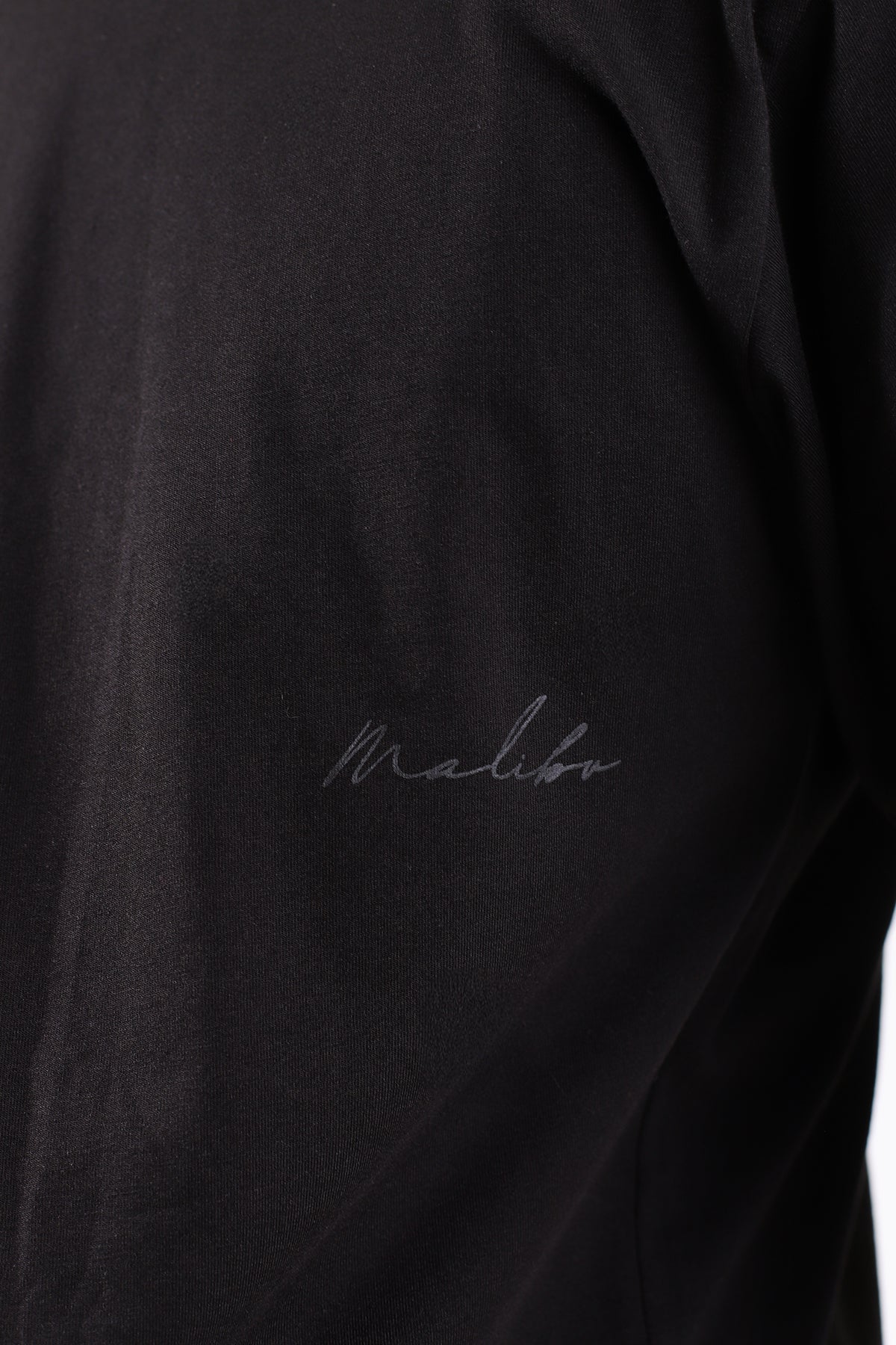 Oversized Relaxed Crop Top - Black - Image 6