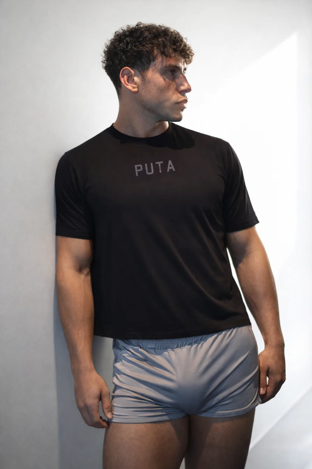 Oversized Relaxed Crop Top - Puta