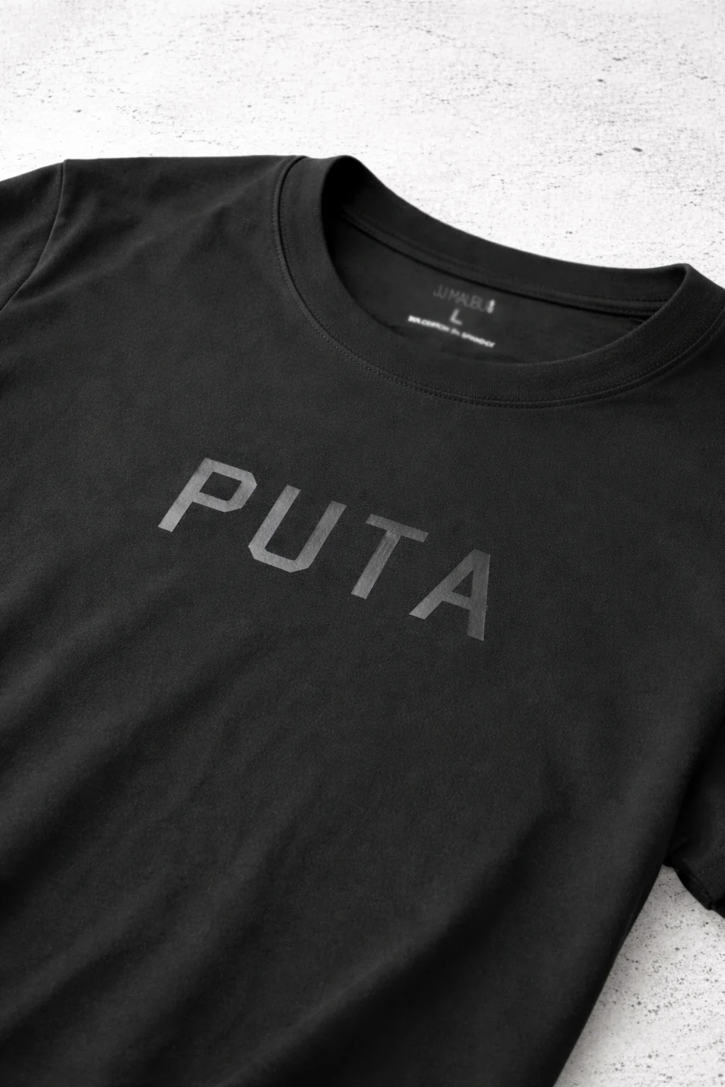Oversized Relaxed Crop Top - Puta - Image 3