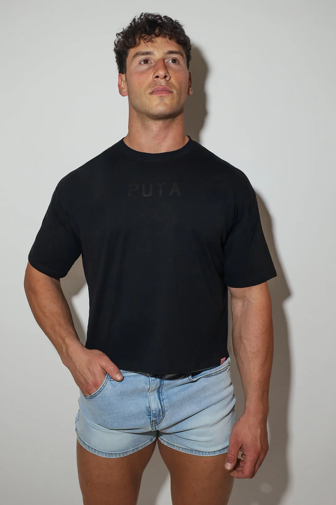 Oversized Relaxed Crop Top - Puta - Image 5