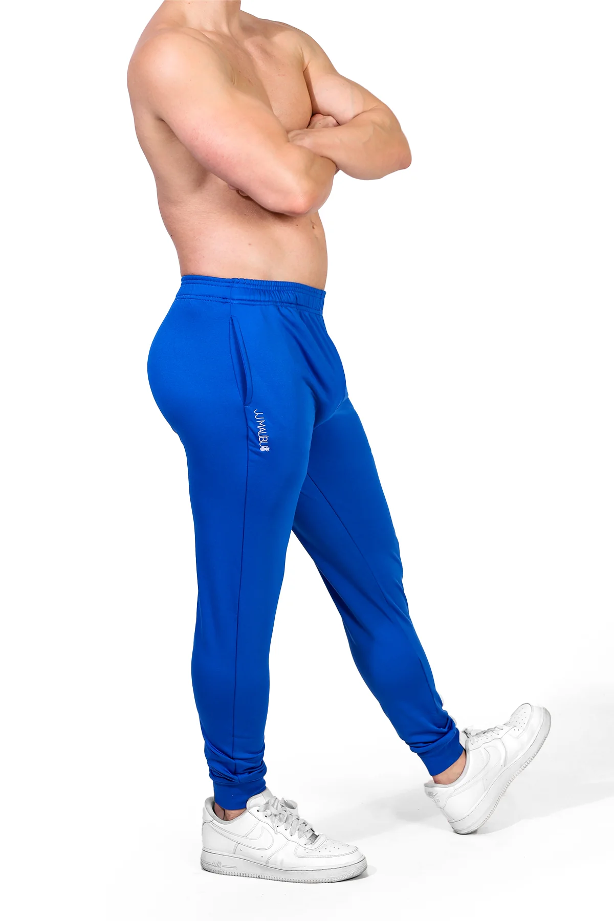 Peek-A-Boo Joggers - Royal Blue - Image 5