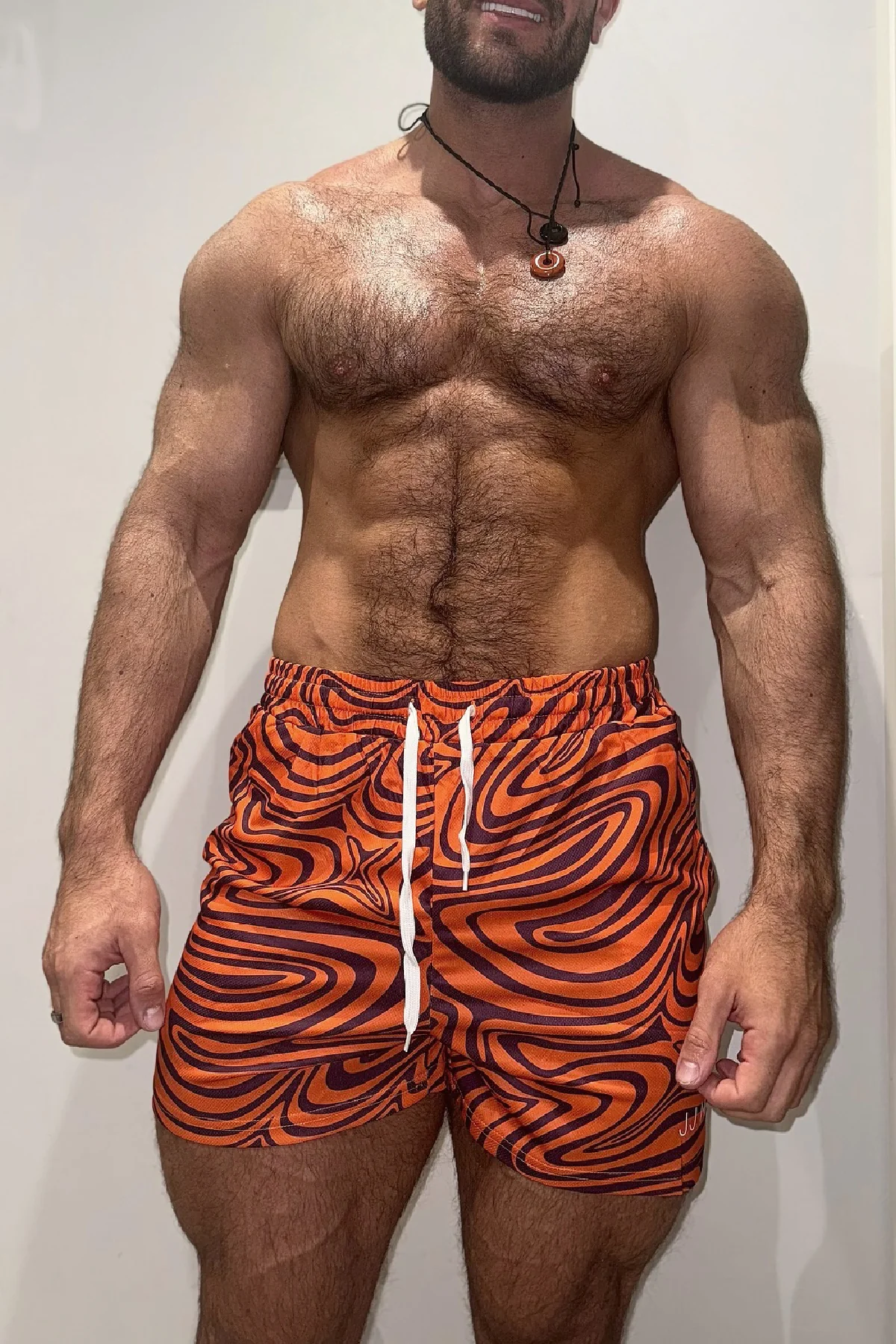 Quick-Dry Mesh Shorts - Groovy Orange - Image 3