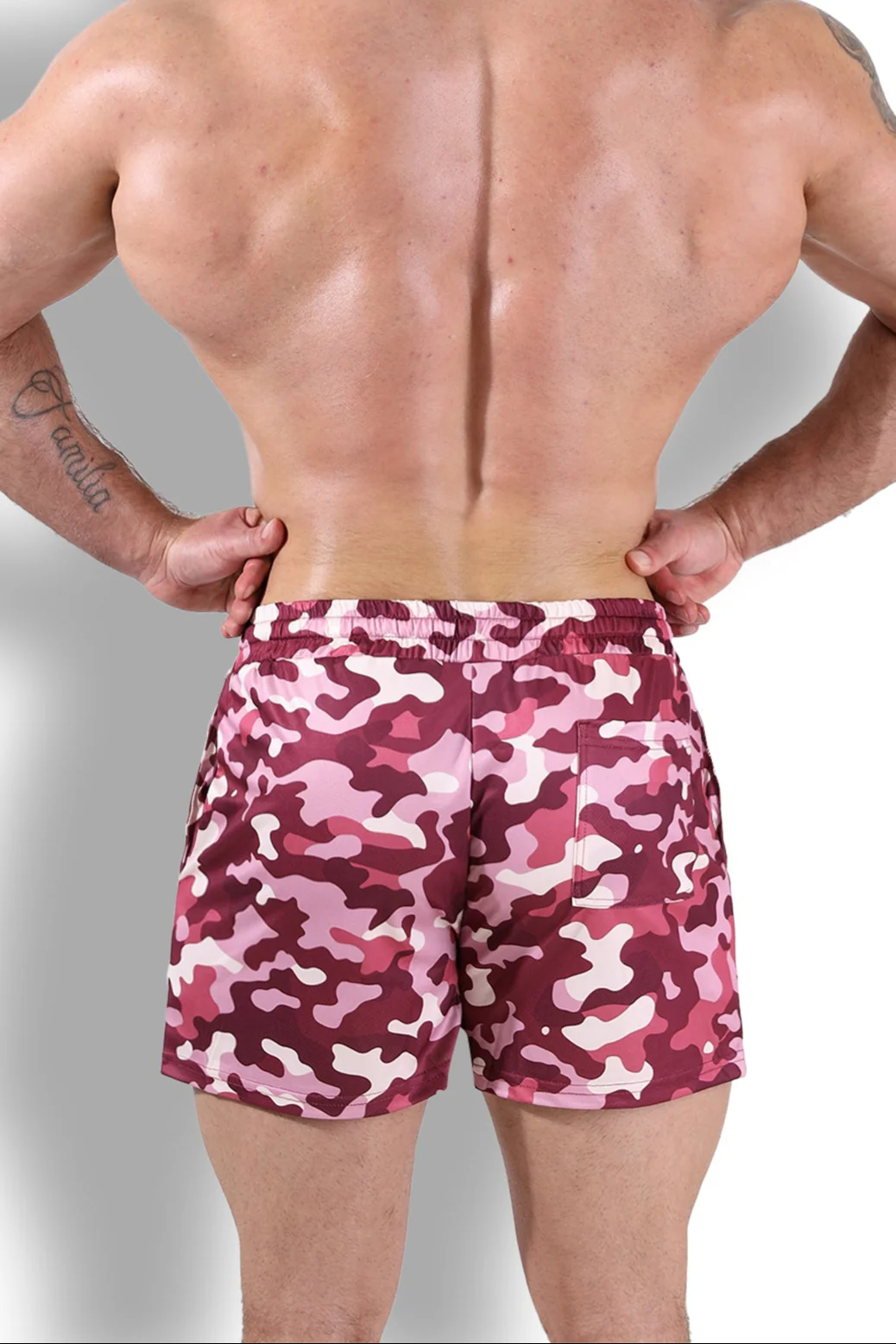 Quick-Dry Mesh Shorts - Purple Camo - Image 5