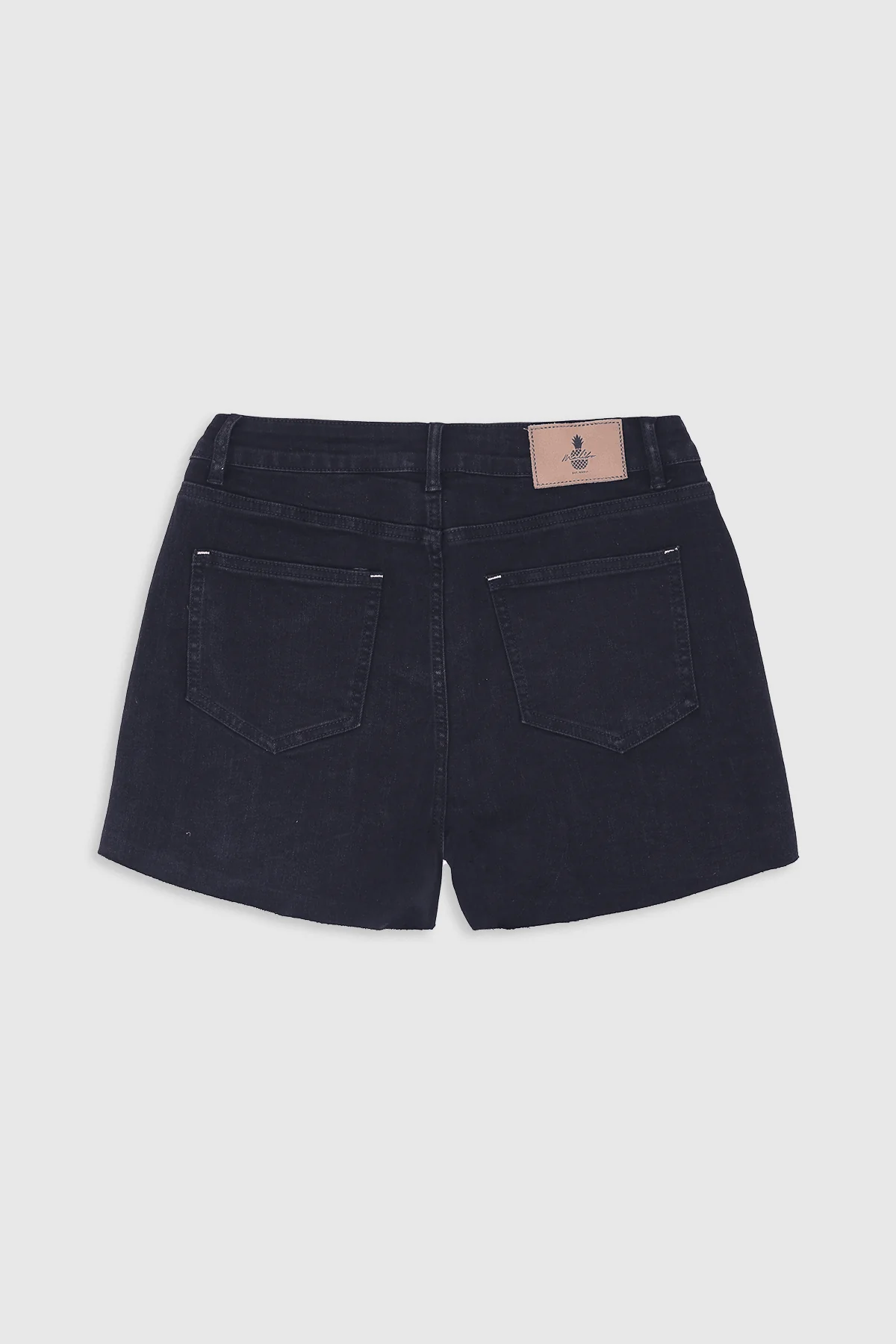 Rockstar Raw Cut 2.5" Denim Short Shorts - Black - Image 7