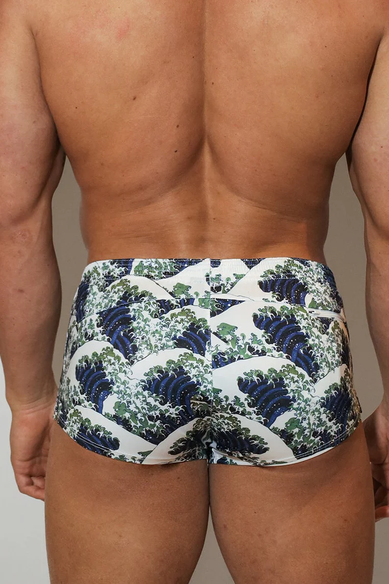Stretch-It 2" Athletic Short Shorts - Waves - Image 5