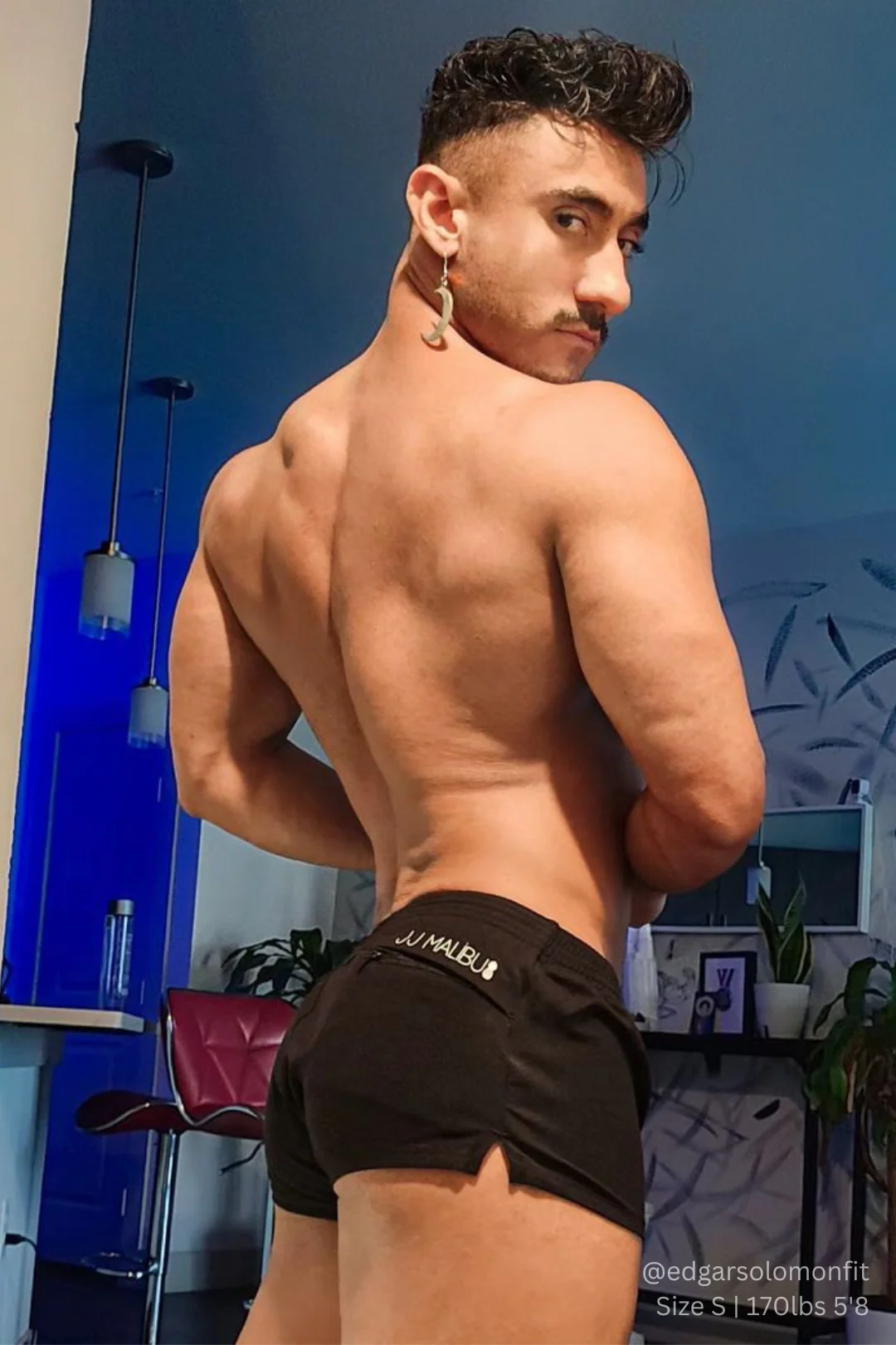 Stretch-It 2" Short Shorts - Midnight Black - Image 6