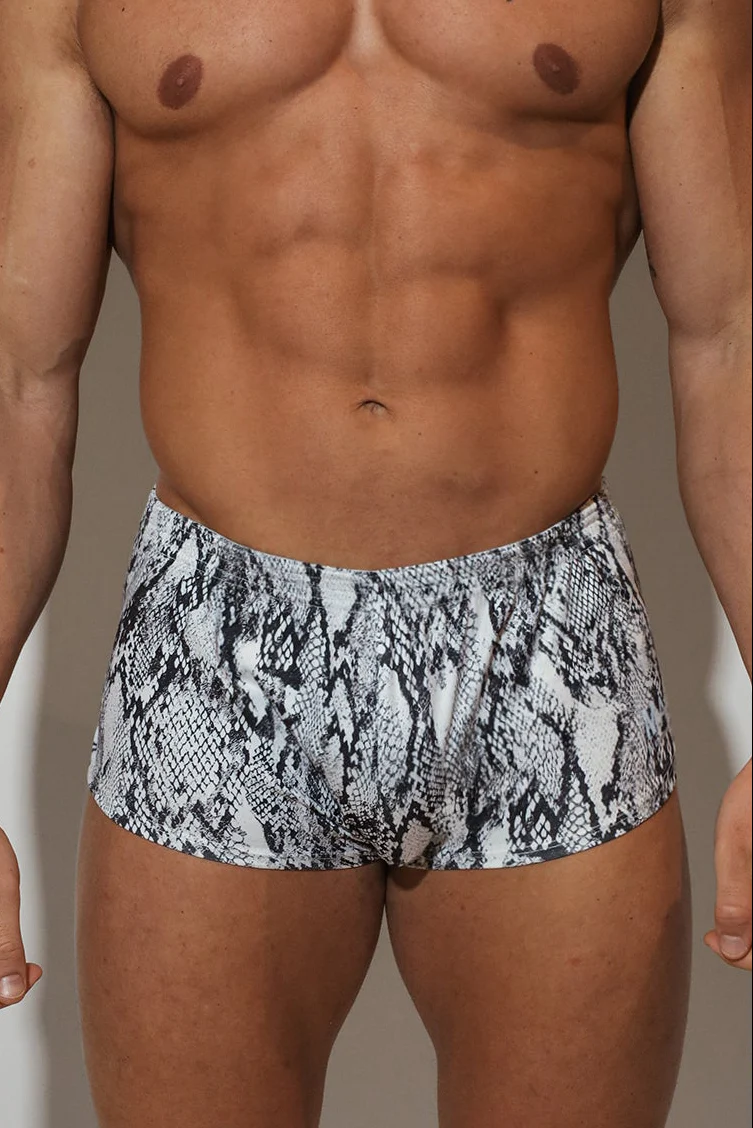 Stretch-It 2" Athletic Short Shorts - Snake Print - Image 11