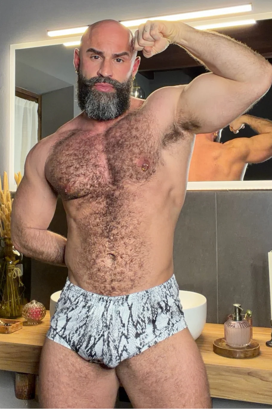 Stretch-It 2" Athletic Short Shorts - Snake Print - Image 5