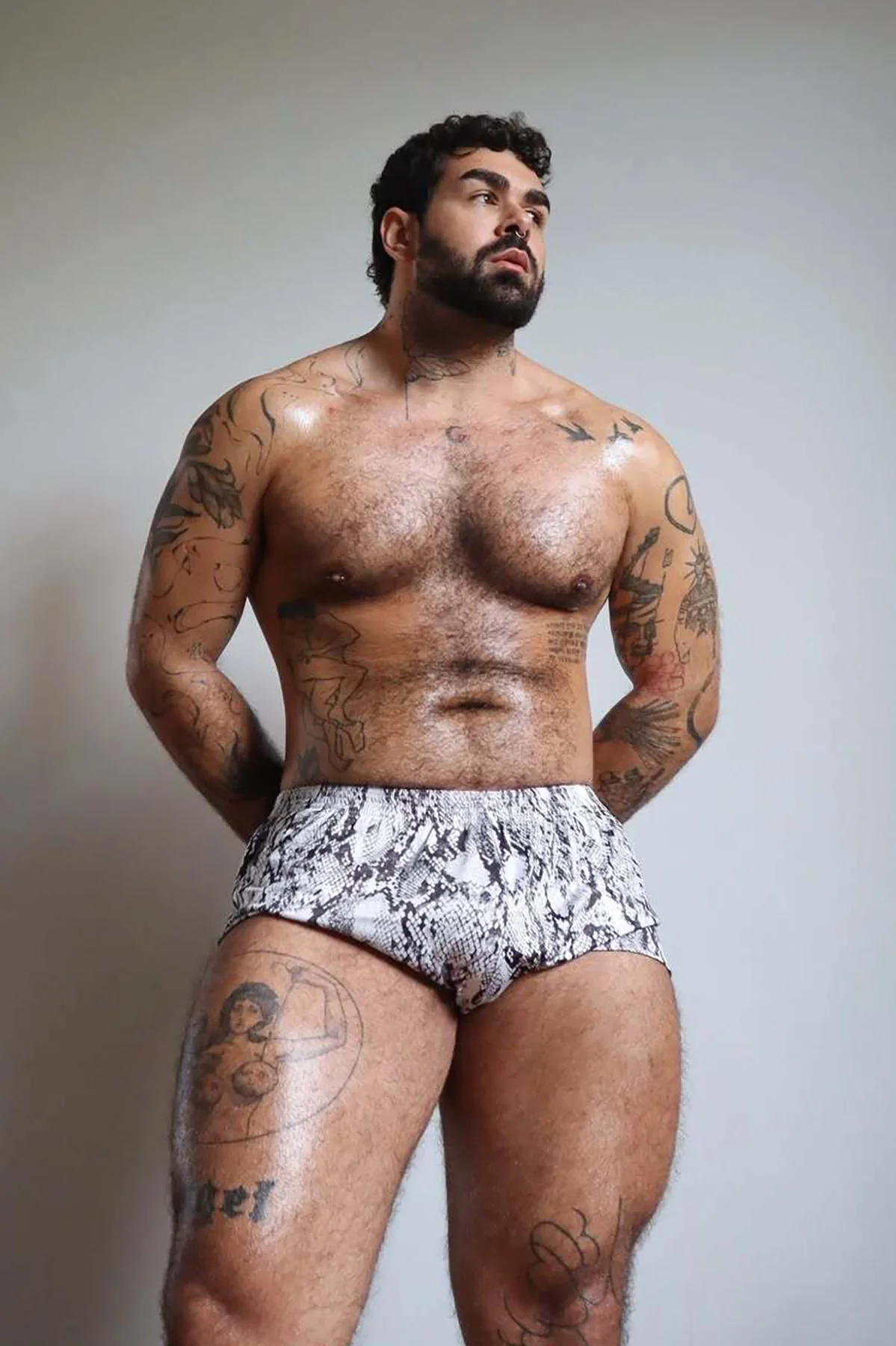 Stretch-It 2" Athletic Short Shorts - Snake Print - Image 9