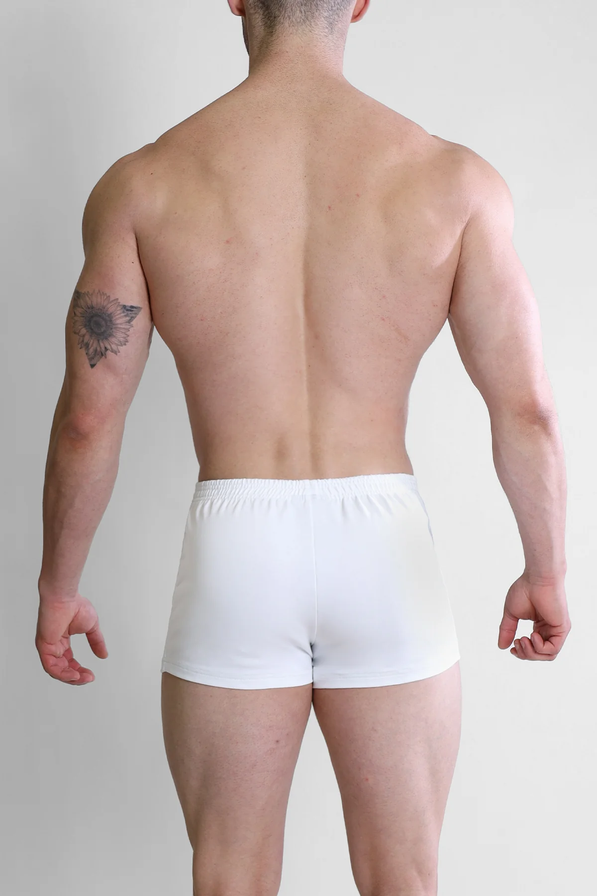 Varsity 2" Short Shorts with Zipper Pocket  - White - Image 5